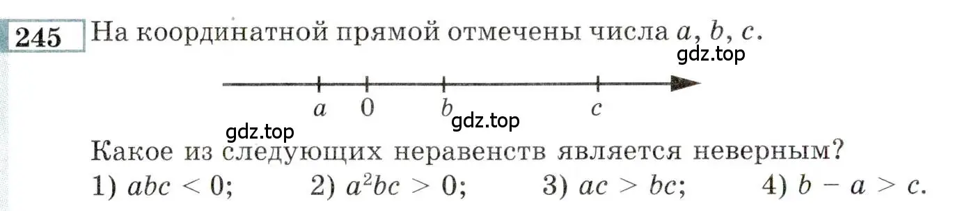 Условие номер 245 (страница 188) гдз по алгебре 9 класс Мордкович, Семенов, задачник 2 часть