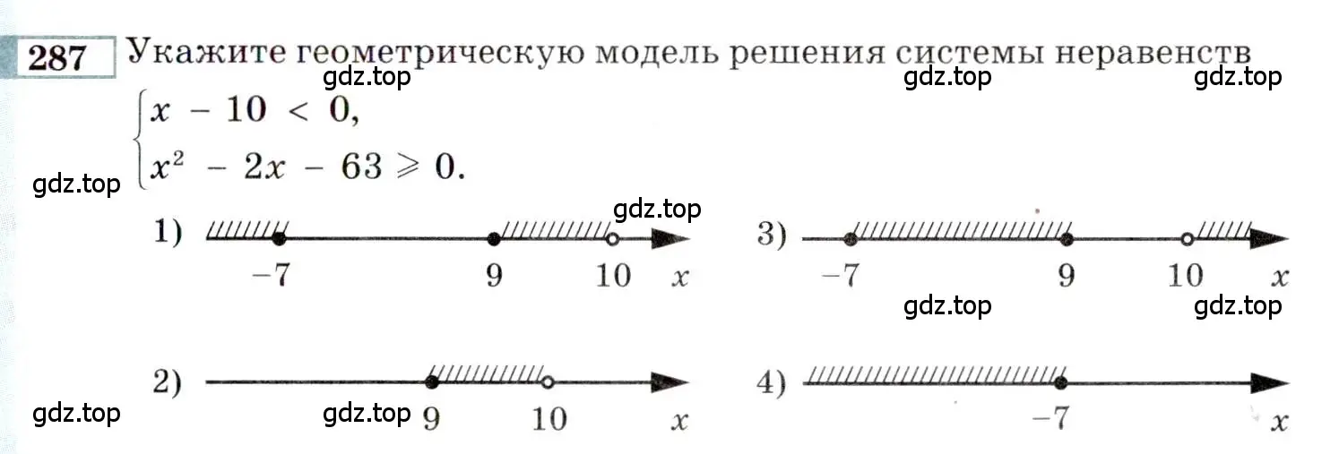 Условие номер 287 (страница 193) гдз по алгебре 9 класс Мордкович, Семенов, задачник 2 часть