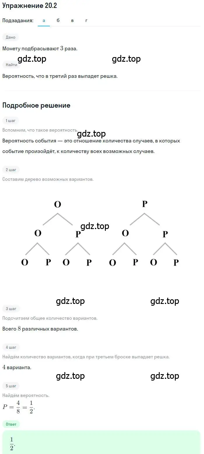 Решение номер 20.2 (страница 132) гдз по алгебре 9 класс Мордкович, Семенов, задачник 2 часть