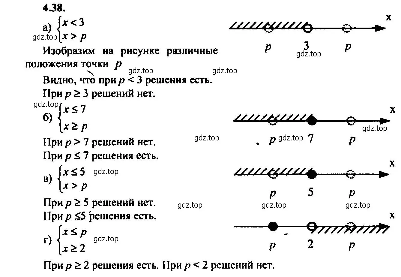 Решение 2. номер 4.38 (страница 23) гдз по алгебре 9 класс Мордкович, Семенов, задачник 2 часть