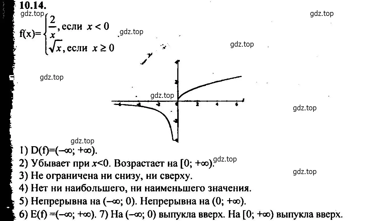 Решение 2. номер 10.14 (страница 67) гдз по алгебре 9 класс Мордкович, Семенов, задачник 2 часть