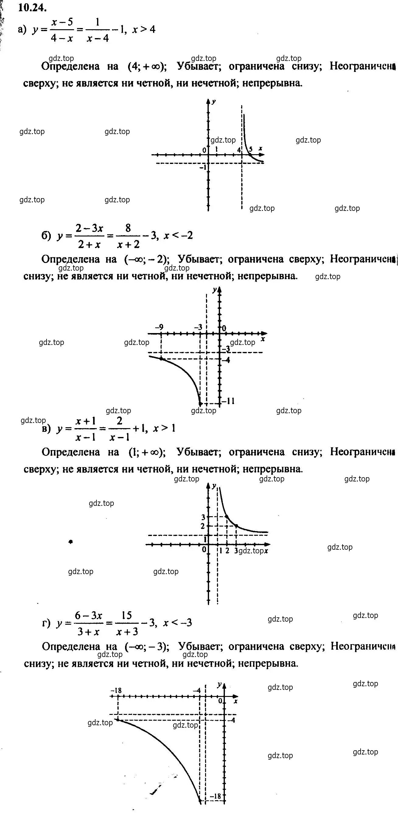 Решение 2. номер 10.24 (страница 68) гдз по алгебре 9 класс Мордкович, Семенов, задачник 2 часть