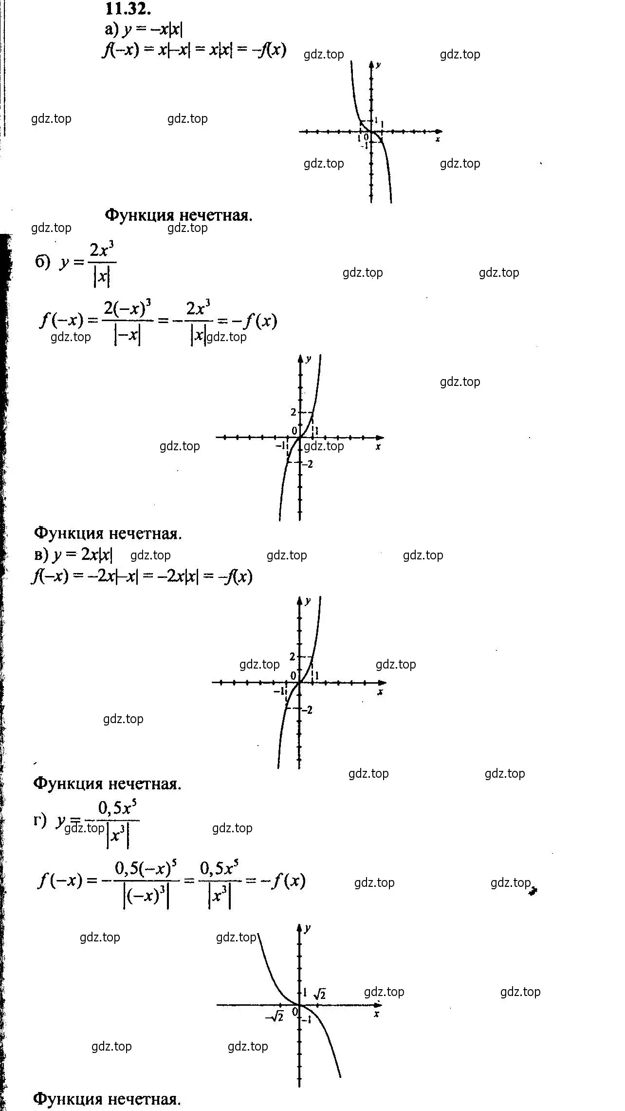 Решение 2. номер 11.32 (страница 75) гдз по алгебре 9 класс Мордкович, Семенов, задачник 2 часть