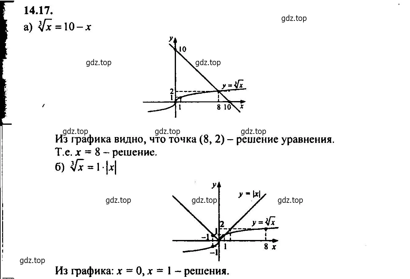 Решение 2. номер 14.17 (страница 86) гдз по алгебре 9 класс Мордкович, Семенов, задачник 2 часть