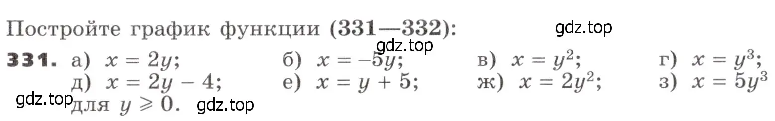 Условие номер 331 (страница 100) гдз по алгебре 9 класс Никольский, Потапов, учебник