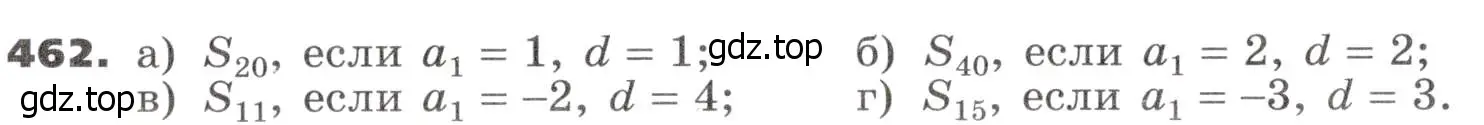 Условие номер 462 (страница 132) гдз по алгебре 9 класс Никольский, Потапов, учебник