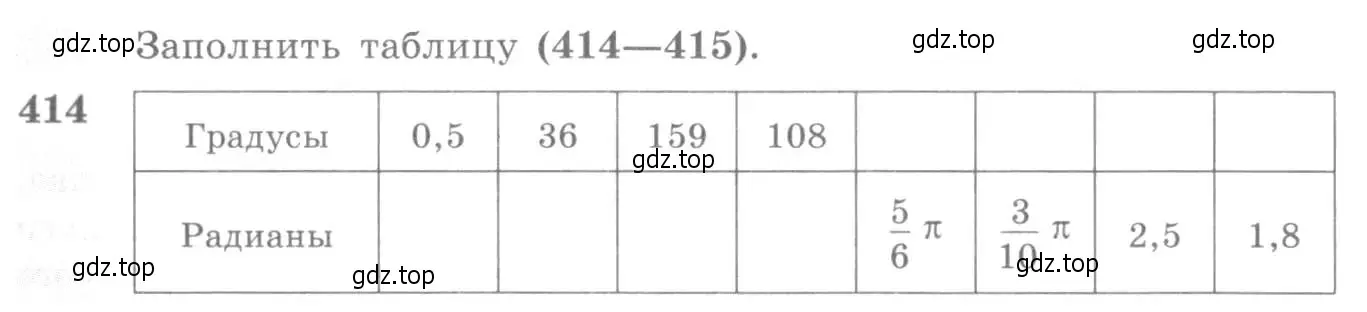 Условие номер 414 (страница 120) гдз по алгебре 10-11 класс Алимов, Колягин, учебник