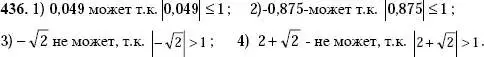 Решение 2. номер 436 (страница 131) гдз по алгебре 10-11 класс Алимов, Колягин, учебник