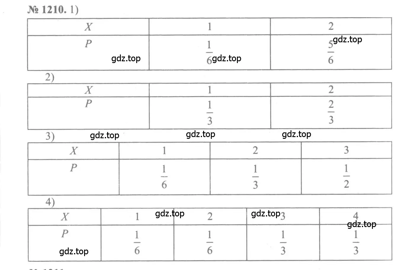 Решение 3. номер 1210 (страница 383) гдз по алгебре 10-11 класс Алимов, Колягин, учебник