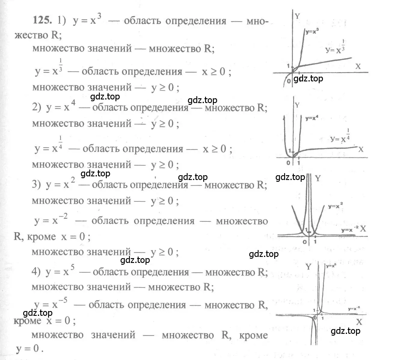Решение 3. номер 125 (страница 47) гдз по алгебре 10-11 класс Алимов, Колягин, учебник
