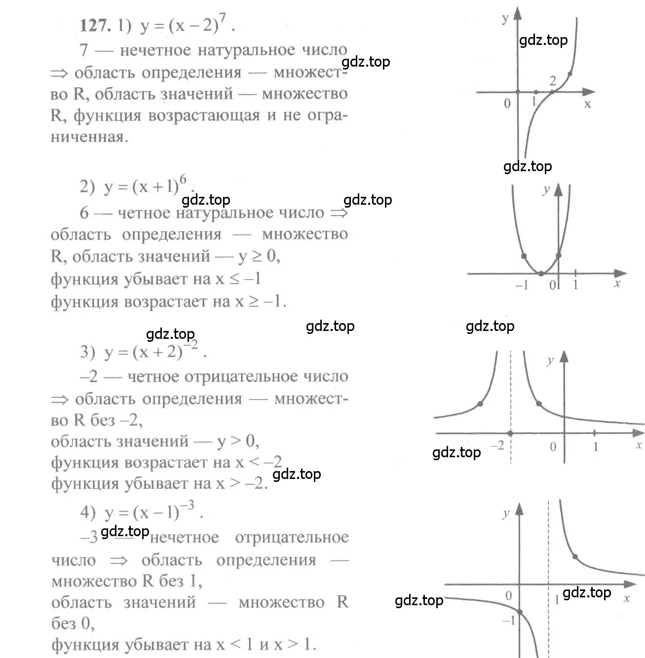 Решение 3. номер 127 (страница 47) гдз по алгебре 10-11 класс Алимов, Колягин, учебник