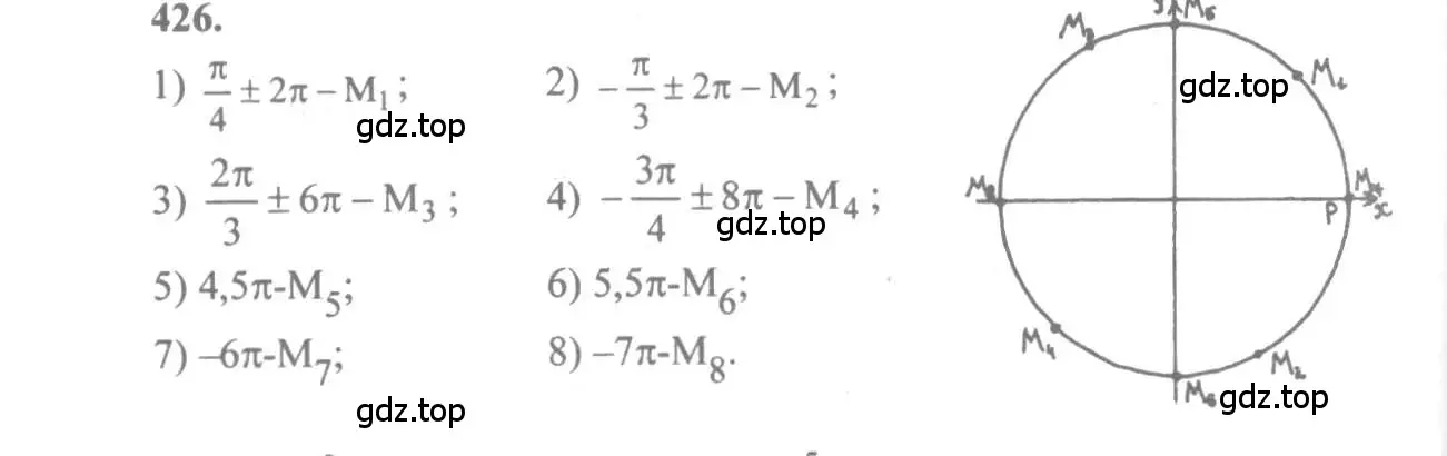 Решение 3. номер 426 (страница 126) гдз по алгебре 10-11 класс Алимов, Колягин, учебник