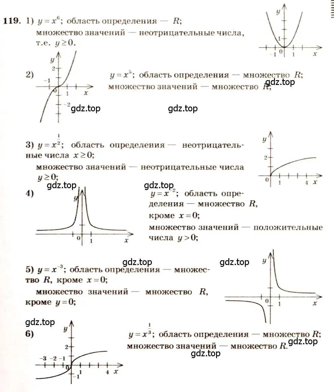 Решение 4. номер 119 (страница 46) гдз по алгебре 10-11 класс Алимов, Колягин, учебник