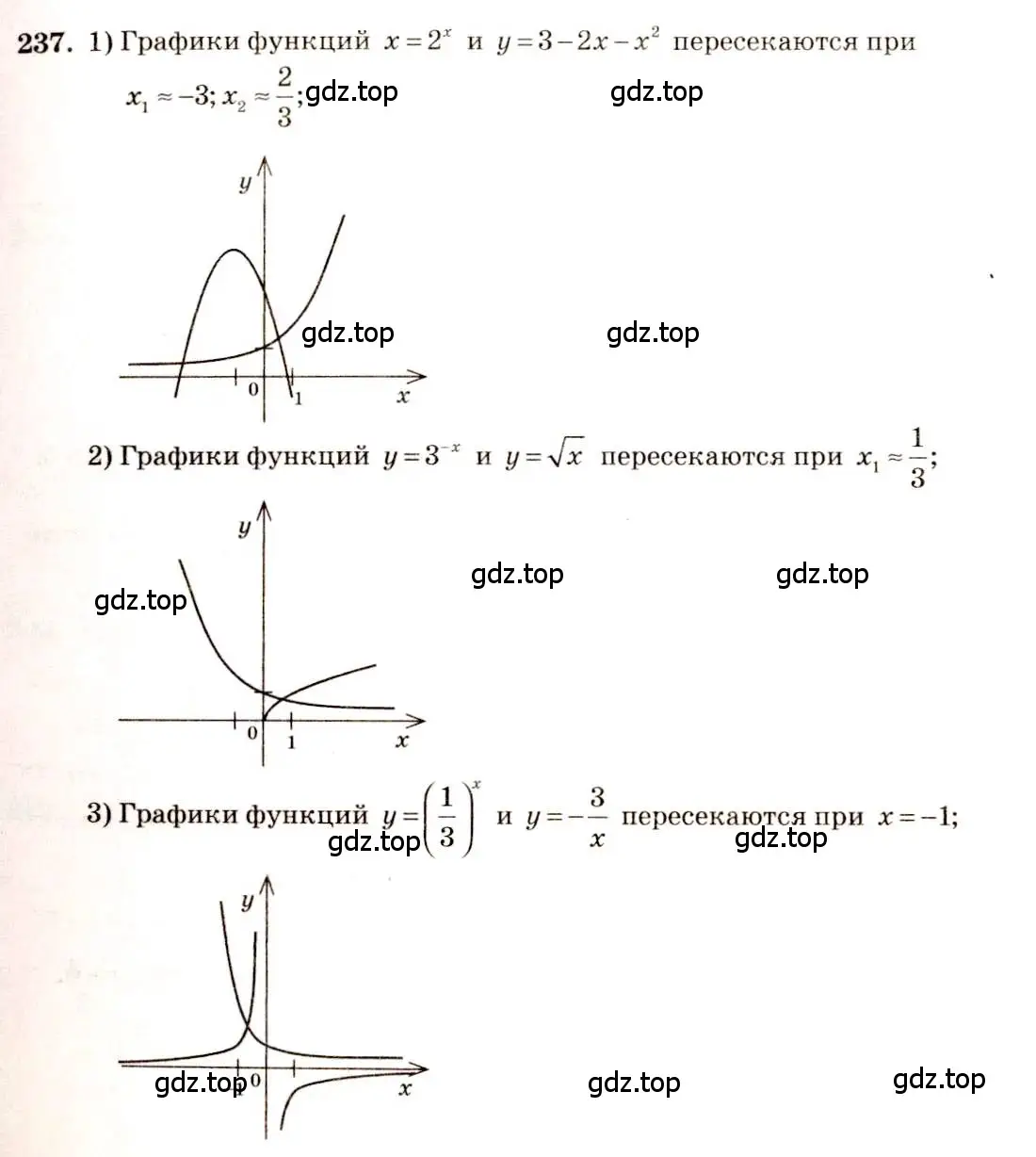Решение 4. номер 237 (страница 84) гдз по алгебре 10-11 класс Алимов, Колягин, учебник