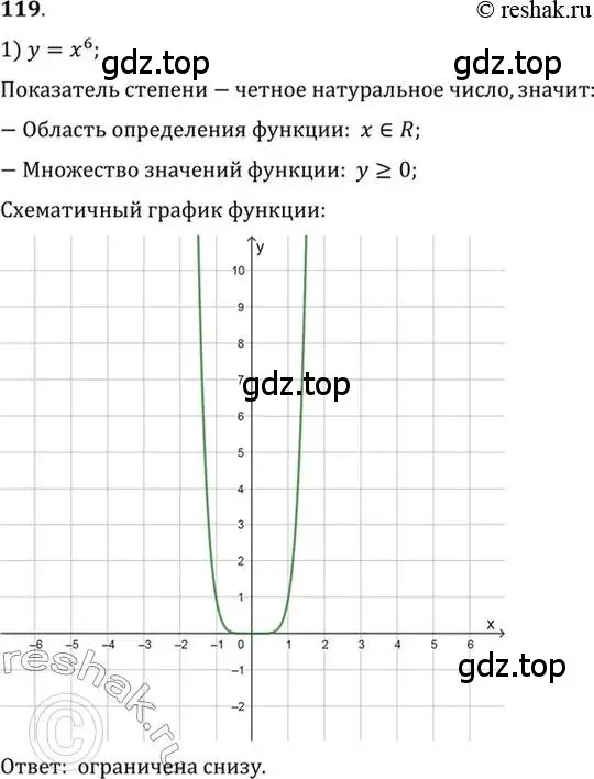 Решение 7. номер 119 (страница 46) гдз по алгебре 10-11 класс Алимов, Колягин, учебник