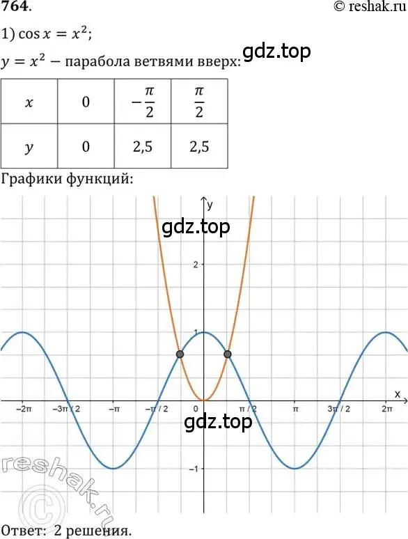 Решение 7. номер 764 (страница 227) гдз по алгебре 10-11 класс Алимов, Колягин, учебник