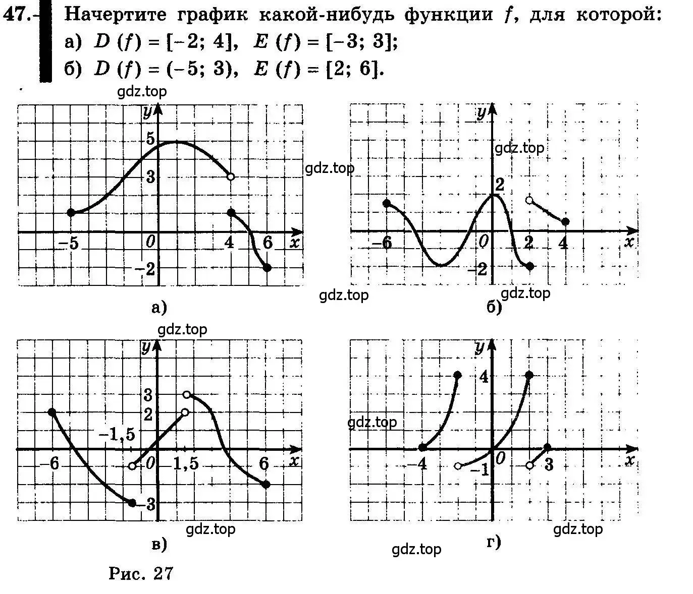 Условие номер 47 (страница 29) гдз по алгебре 10-11 класс Колмогоров, Абрамов, учебник