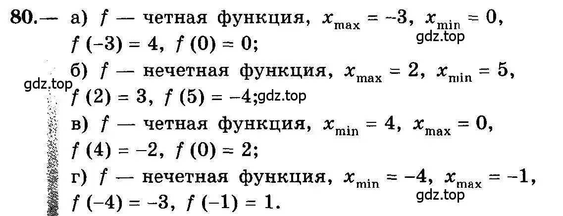 Условие номер 80 (страница 47) гдз по алгебре 10-11 класс Колмогоров, Абрамов, учебник