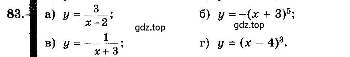 Условие номер 83 (страница 47) гдз по алгебре 10-11 класс Колмогоров, Абрамов, учебник