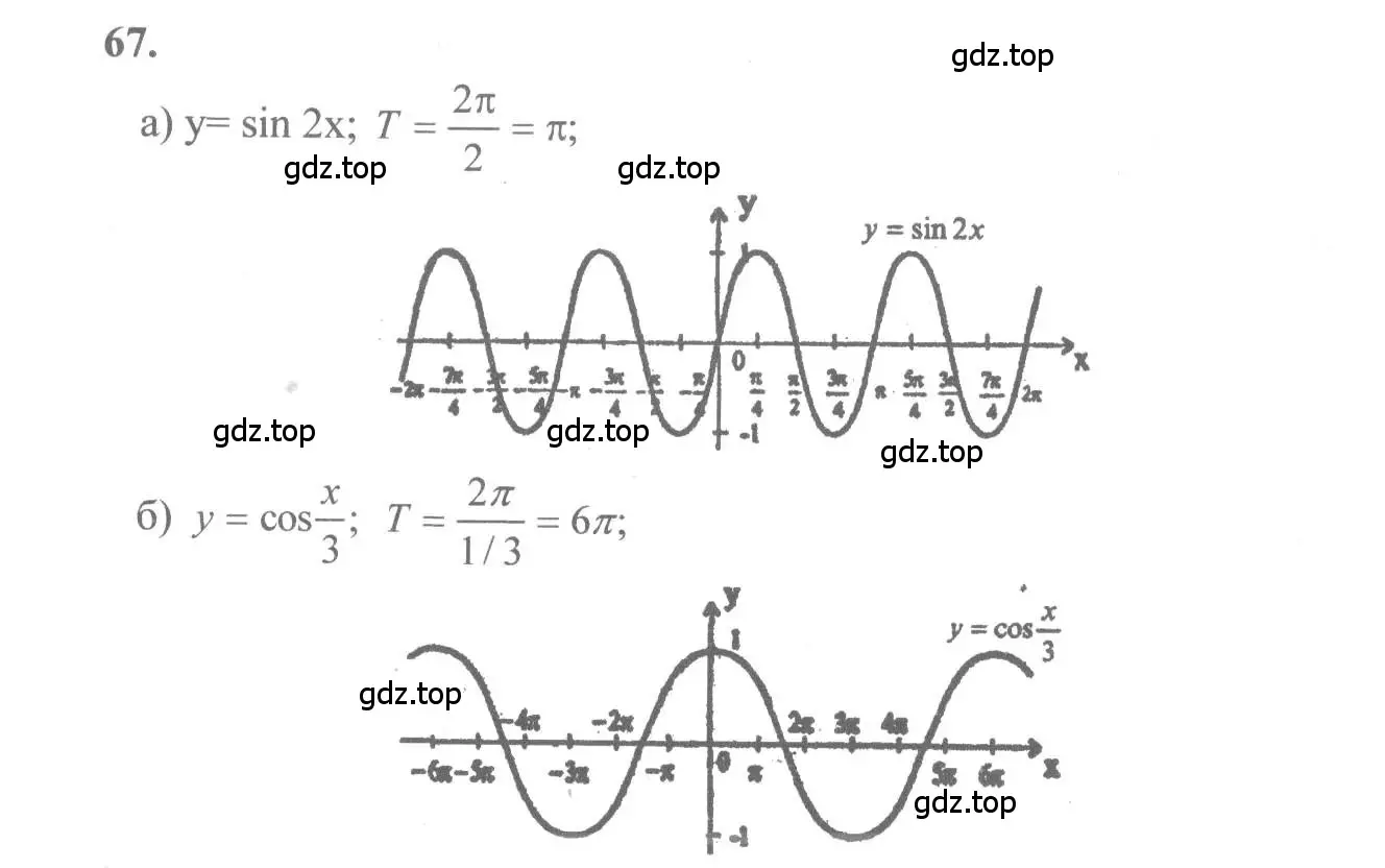 Решение 2. номер 67 (страница 39) гдз по алгебре 10-11 класс Колмогоров, Абрамов, учебник