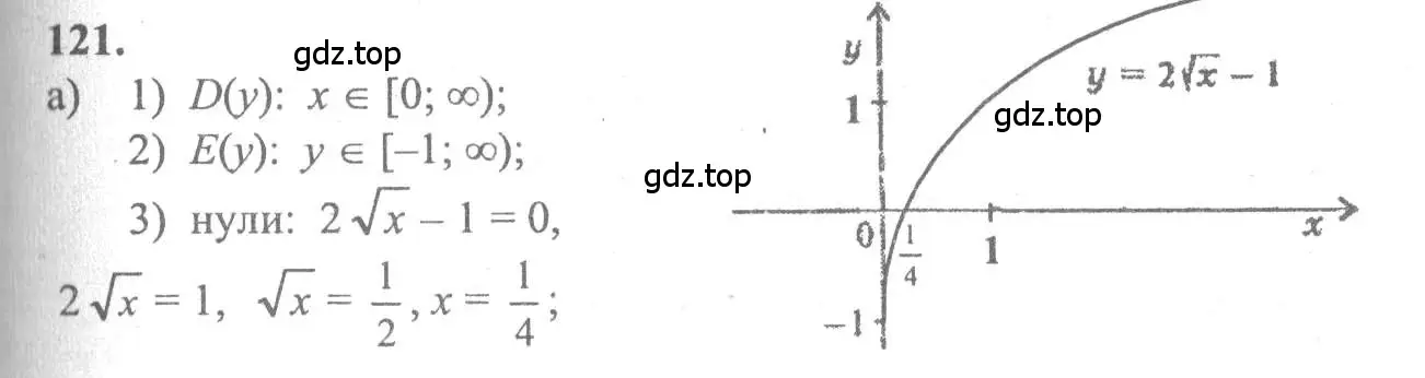 Решение 2. номер 121 (страница 294) гдз по алгебре 10-11 класс Колмогоров, Абрамов, учебник