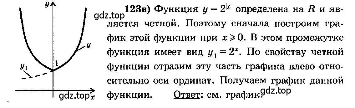 Решение 3. номер 123 (страница 294) гдз по алгебре 10-11 класс Колмогоров, Абрамов, учебник