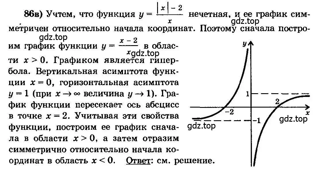 Решение 3. номер 86 (страница 289) гдз по алгебре 10-11 класс Колмогоров, Абрамов, учебник