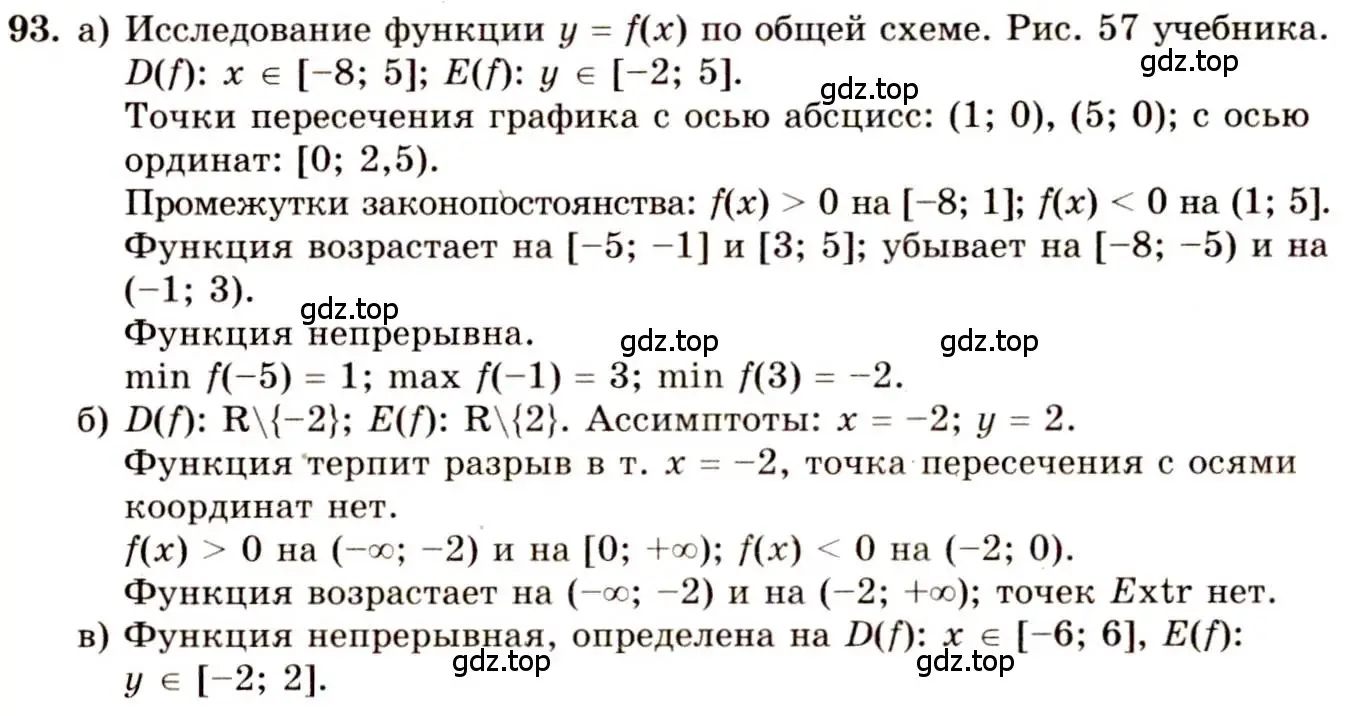 Решение 4. номер 93 (страница 54) гдз по алгебре 10-11 класс Колмогоров, Абрамов, учебник