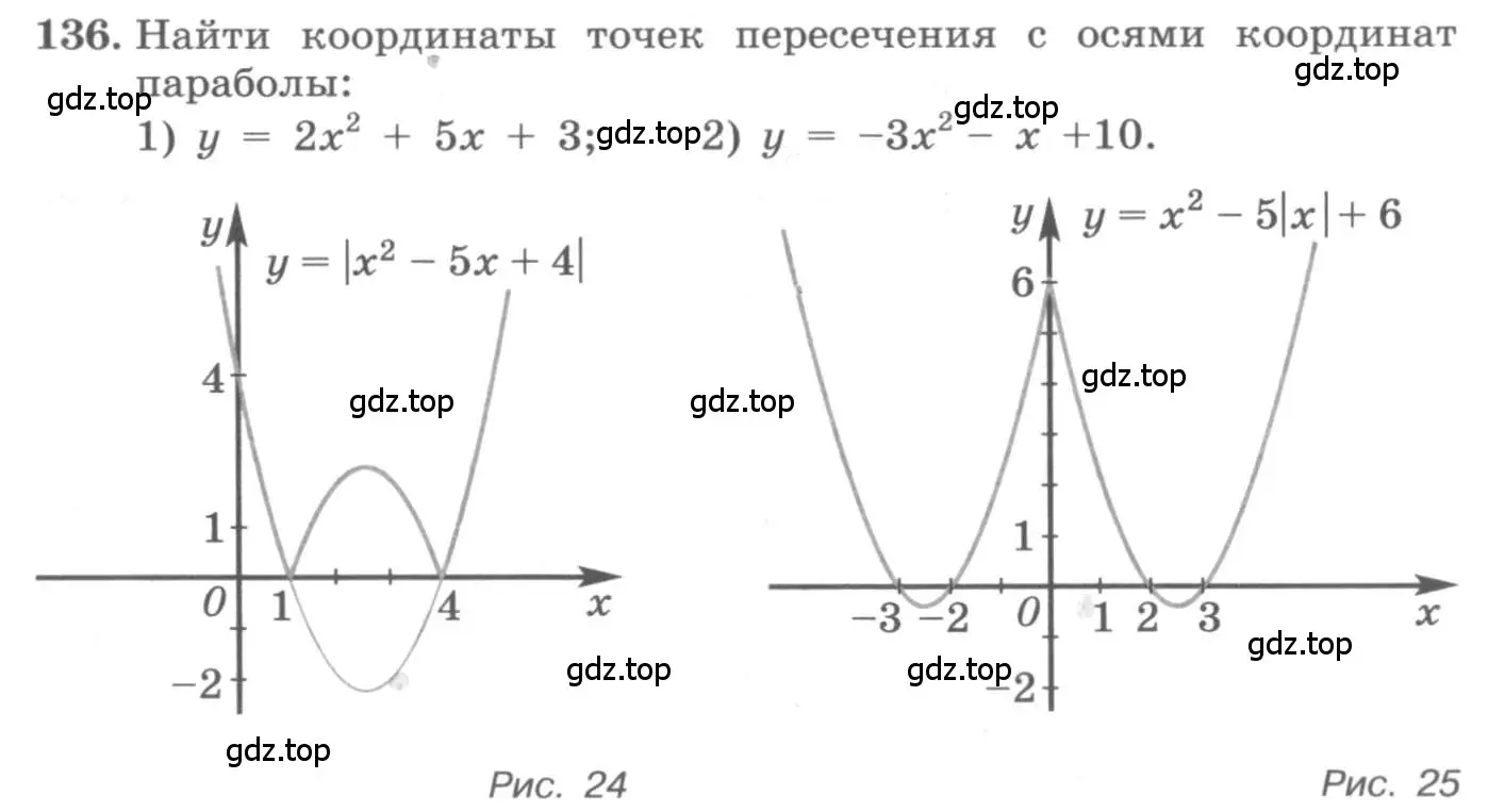 Условие номер 136 (страница 43) гдз по алгебре 10 класс Колягин, Шабунин, учебник