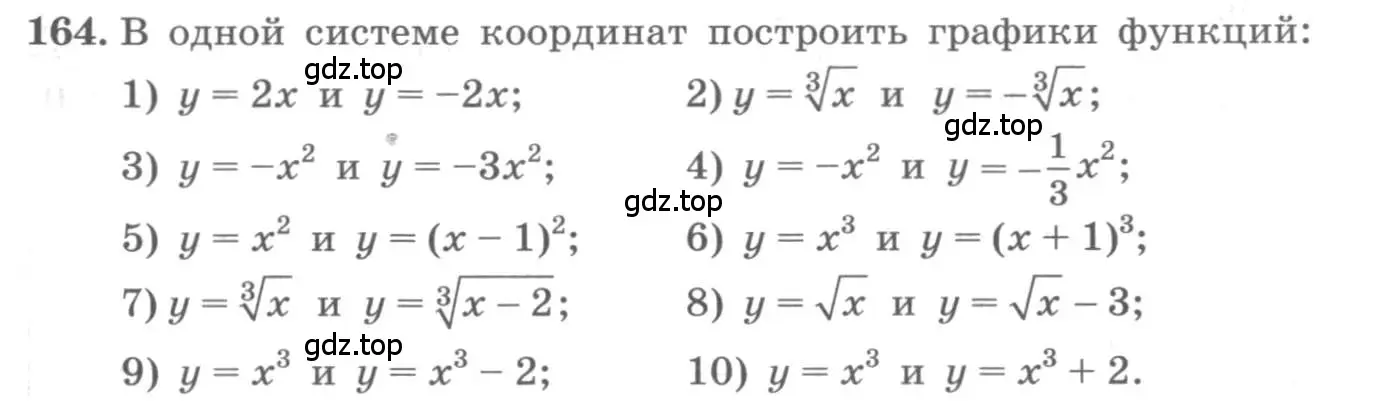 Условие номер 164 (страница 55) гдз по алгебре 10 класс Колягин, Шабунин, учебник