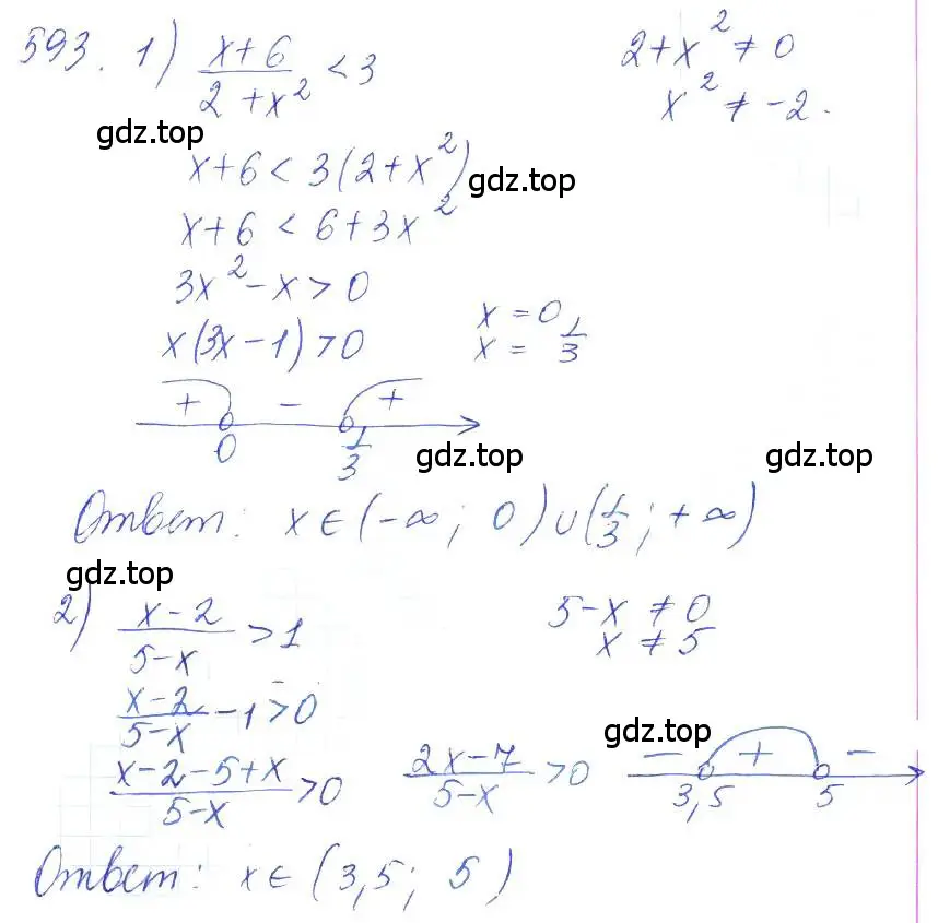 Решение 2. номер 593 (страница 201) гдз по алгебре 10 класс Колягин, Шабунин, учебник