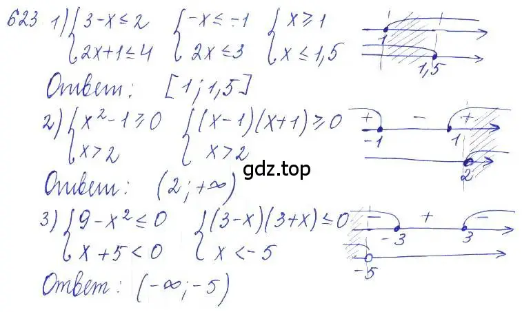 Решение 2. номер 623 (страница 213) гдз по алгебре 10 класс Колягин, Шабунин, учебник