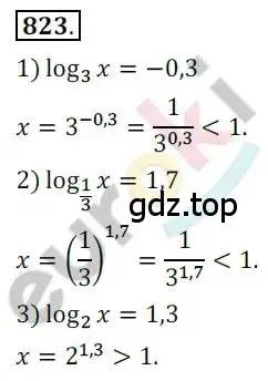 Решение 2. номер 823 (страница 255) гдз по алгебре 10 класс Колягин, Шабунин, учебник