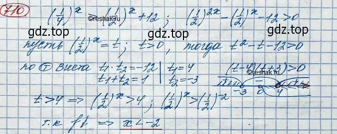 Решение 3. номер 710 (страница 233) гдз по алгебре 10 класс Колягин, Шабунин, учебник