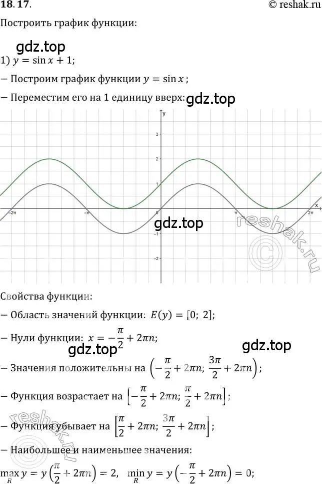 Решение 3. номер 18.17 (страница 142) гдз по алгебре 10 класс Мерзляк, Номировский, учебник