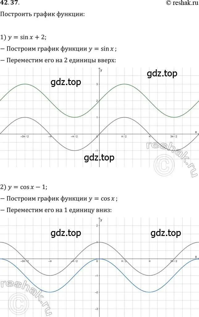 Решение 3. номер 42.37 (страница 322) гдз по алгебре 10 класс Мерзляк, Номировский, учебник