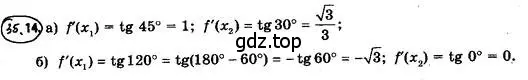 Решение 4. номер 35.14 (страница 259) гдз по алгебре 10 класс Мерзляк, Номировский, учебник