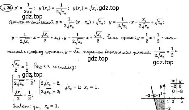 Решение 4. номер 37.20 (страница 274) гдз по алгебре 10 класс Мерзляк, Номировский, учебник