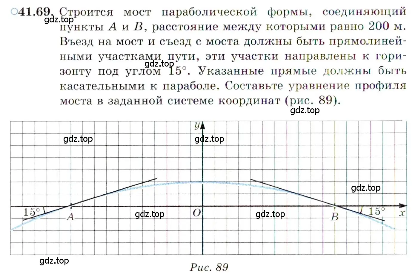 Условие номер 41.69 (страница 246) гдз по алгебре 10 класс Мордкович, Семенов, задачник 2 часть