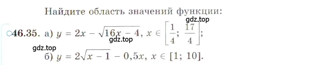 Условие номер 46.35 (страница 283) гдз по алгебре 10 класс Мордкович, Семенов, задачник 2 часть