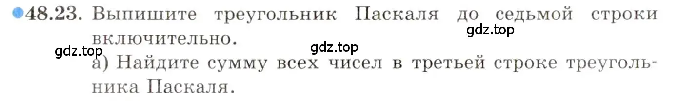 Условие номер 48.23 (страница 296) гдз по алгебре 10 класс Мордкович, Семенов, задачник 2 часть