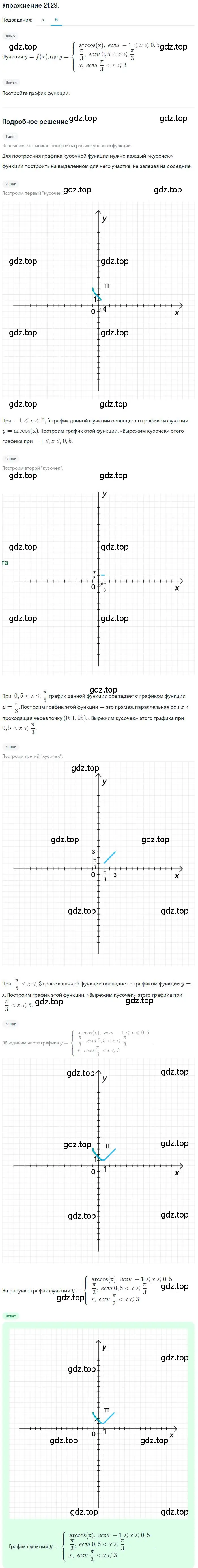 Решение номер 21.29 (страница 131) гдз по алгебре 10 класс Мордкович, Семенов, задачник 2 часть