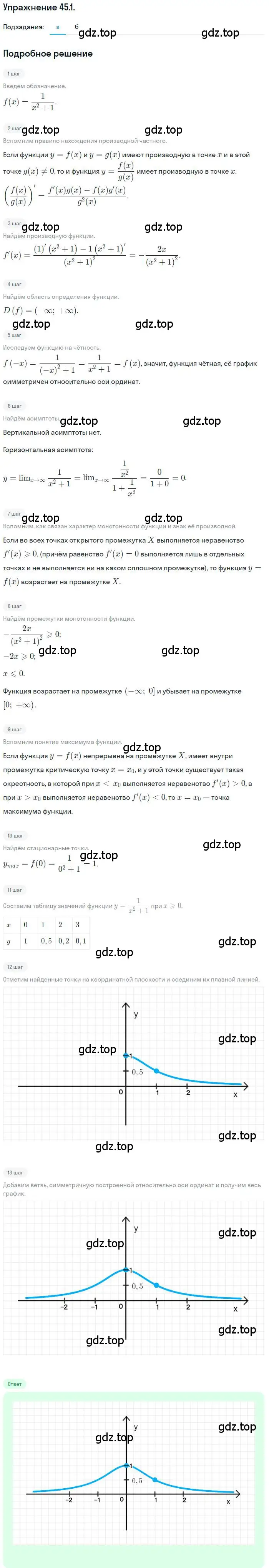 Решение номер 45.1 (страница 278) гдз по алгебре 10 класс Мордкович, Семенов, задачник 2 часть