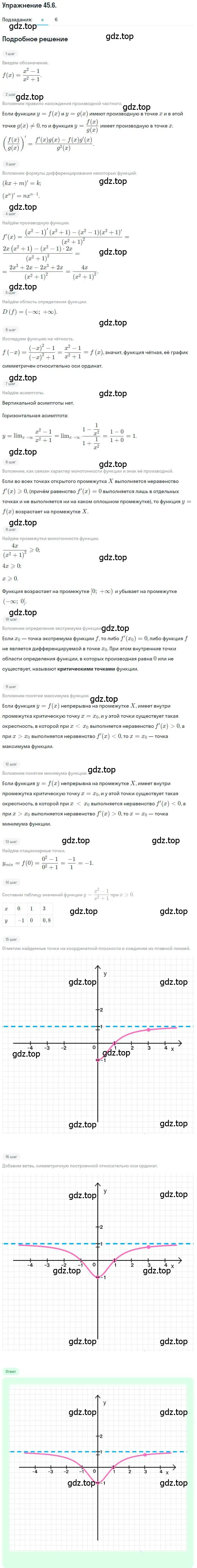 Решение номер 45.6 (страница 278) гдз по алгебре 10 класс Мордкович, Семенов, задачник 2 часть