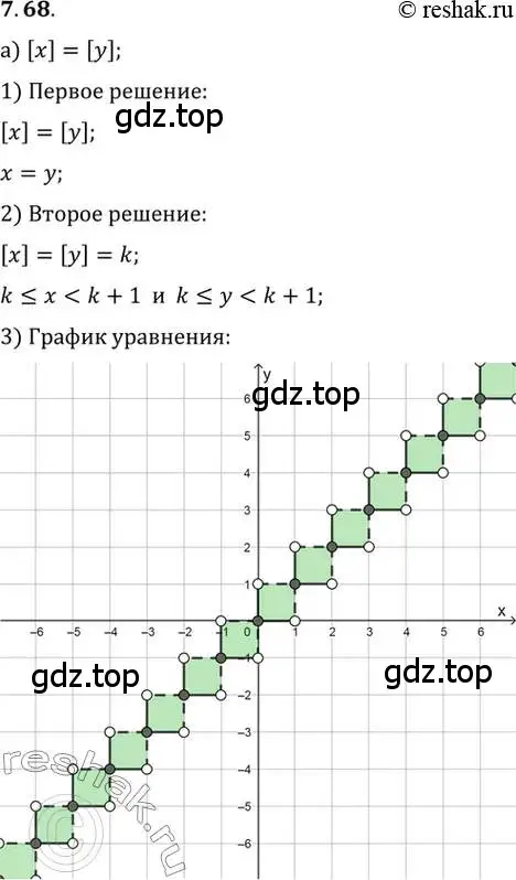 Решение 2. номер 7.68 (страница 54) гдз по алгебре 10 класс Мордкович, Семенов, задачник 2 часть