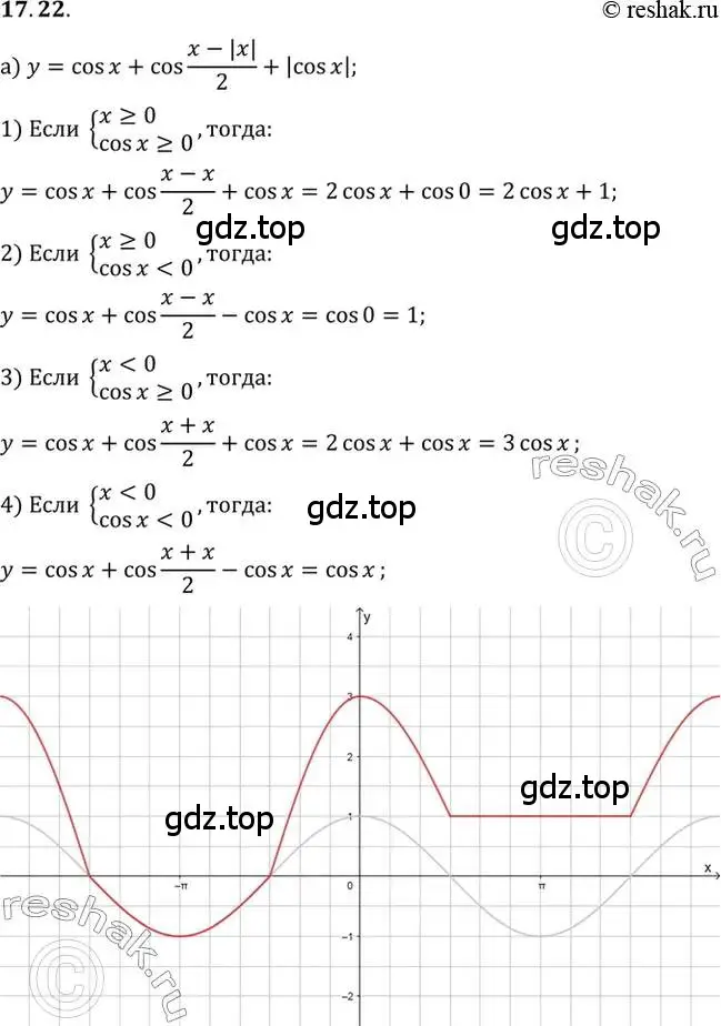 Решение 2. номер 17.22 (страница 116) гдз по алгебре 10 класс Мордкович, Семенов, задачник 2 часть