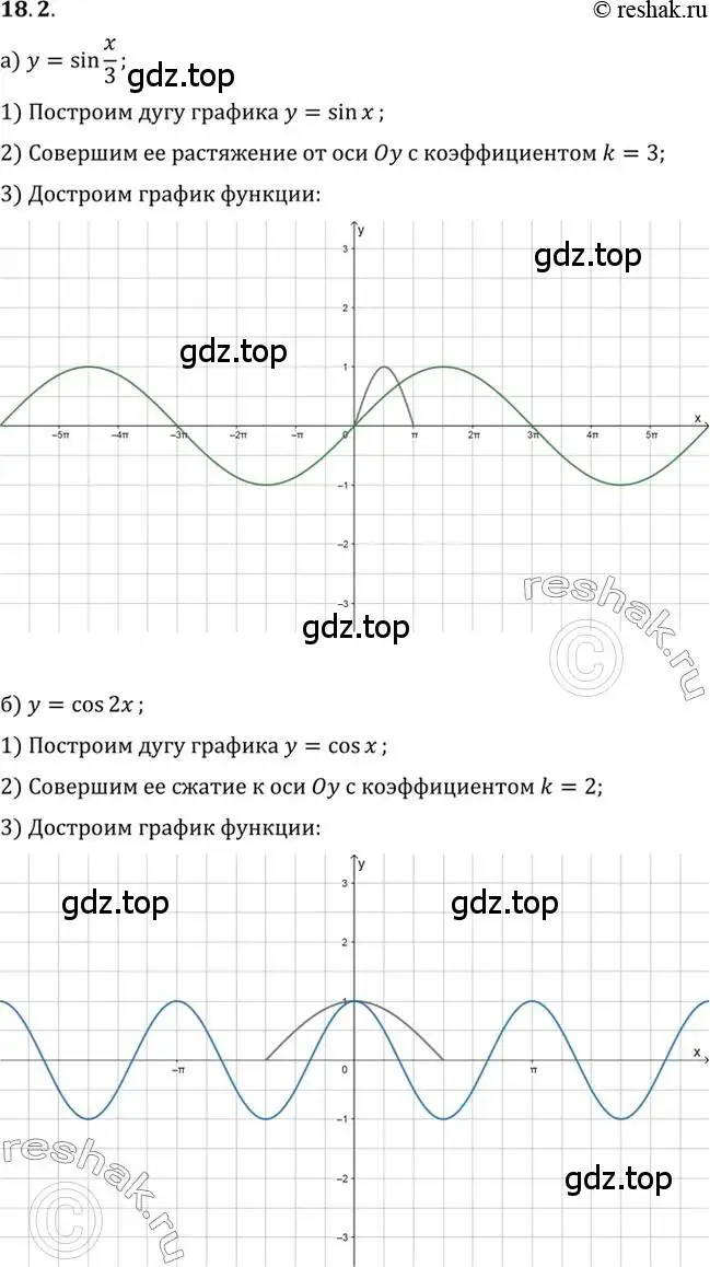 Решение 2. номер 18.2 (страница 117) гдз по алгебре 10 класс Мордкович, Семенов, задачник 2 часть