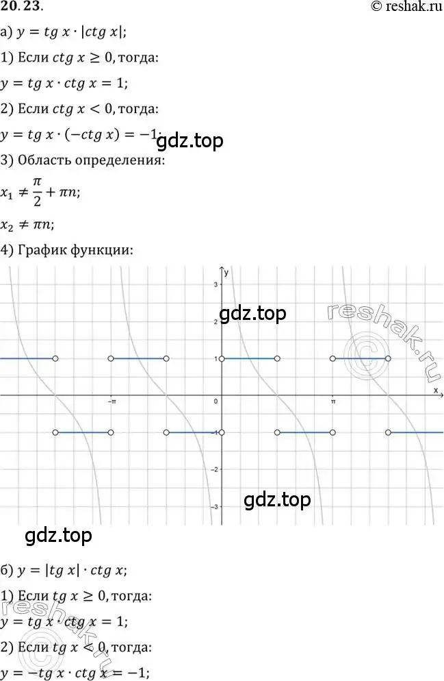 Решение 2. номер 20.23 (страница 125) гдз по алгебре 10 класс Мордкович, Семенов, задачник 2 часть