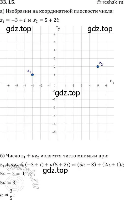 Решение 2. номер 33.15 (страница 196) гдз по алгебре 10 класс Мордкович, Семенов, задачник 2 часть