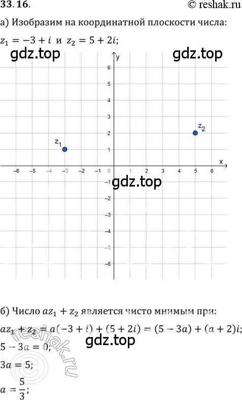 Решение 2. номер 33.16 (страница 197) гдз по алгебре 10 класс Мордкович, Семенов, задачник 2 часть